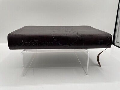 2007 Family Life Marriage Bible Brown Faux Leather Soft Bound Silver Edge-image