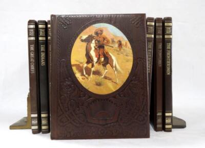 Time-Life Leather Bound HC Books - The Old West Lot of 16 Volumes-image