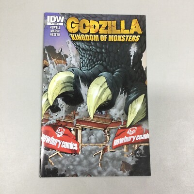Godzilla Kingdom Of Monster #1 Newbury Comics Exclusive IDW 2011 (GZ121)-image
