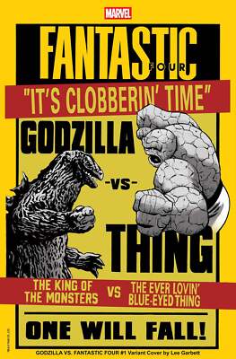 Godzilla Vs. Fantastic Four #1 L. Garbett Cvr (2025) VF+-image