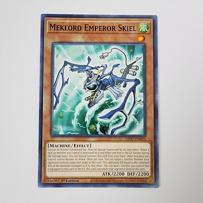Meklord Emperor Skiel - LED7-EN025 -  Common - 1st ed -  NM  Rage of Ra - Yugioh-image