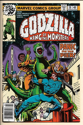 Godzilla King of the Monsters #19 NM- (1979) Monster comic. Nick Fury Shield-image