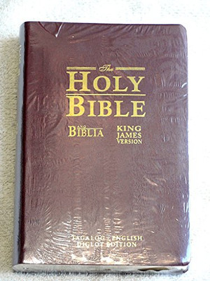 TagalogEnglish Diglot Bible 0 - Leather Bound - GOOD-image