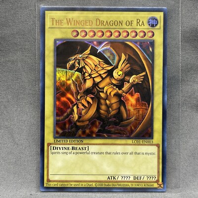 The Winged Dragon of Ra (25th Anniversary Edition) LC01-EN003 Ultra Rare Yugioh-image