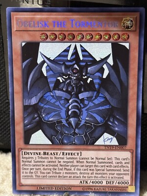 Obelisk the Tormentor TN19-EN007 2019 Gold Sarcophagus Tin Limited Edition-image