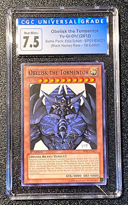 2012 Obelisk The Tormentor EPIC BP01-EN021 CGC 7.5 1ST ED BLACK 3944R35E0722-image