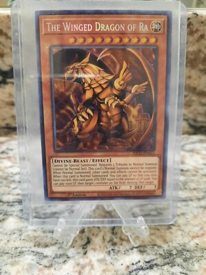 The Winged Dragon of Ra - Secret Pharaoh's Rare KICO EN065 Kings Court-image