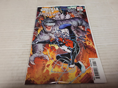Godzilla versus Spider-Man # 1 (2025, Marvel) 1st Print Main Cover-image