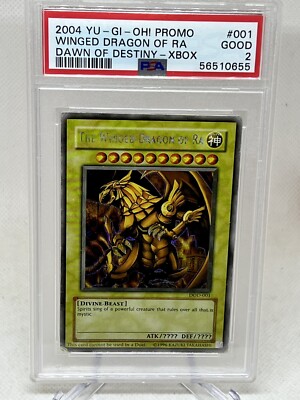 Yu-Gi-Oh! Dawn of Destiny The Winged Dragon of Ra DOD-001 PSA 2 XBOX FAST SHIP-image