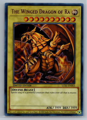 Yu-Gi-Oh The Winged Dragon of Ra Ultra Rare LC01-EN003 25th Anniversary NM 005-image