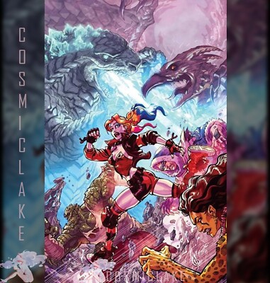 JUSTICE LEAGUE VS GODZILLA VS KONG 2 #1 DANDA 1:50 RATIO VARIANT PRESALE 6/4 ☪-image