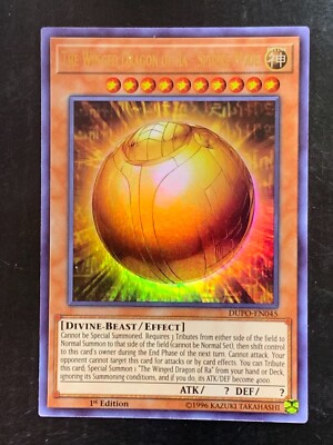 The Wing Dragon of Ra - Sphere Mode DUPO-EN045 Ultra Rare 1st Edition -image