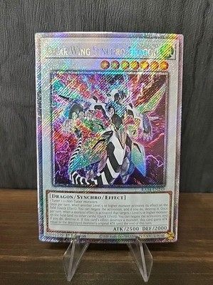 Clear Wing Synchro Dragon (Platinum Secret Rare) RA04-EN249 Quarter Century...-image