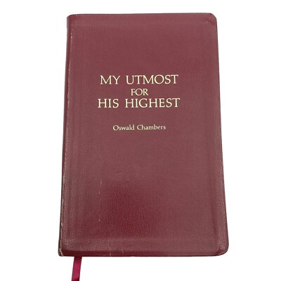 MY UTMOST FOR HIS HIGHEST Oswald Chambers Genuine Flexible Soft Bonded Leather-image