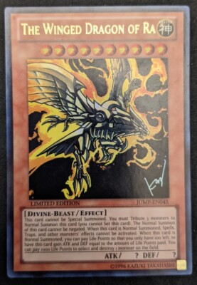 The Winged Dragon of Ra -Yugioh- Shonen Jump Promo - JUMP-EN045 -Limited Ed - LP-image