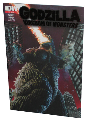 Godzilla Kingdom of Monsters IDW Red Foil Variant Cover Comic Book Issue #1-image