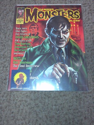 FAMOUS MONSTERS OF FILMLAND 261 - JOHNNY DEPP VARIANT W/ STICKER - NEAR MINT-image