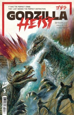 Godzilla Heist #3 Cover A Eggleton Cover Variant 5/7 IDW Publishing-image