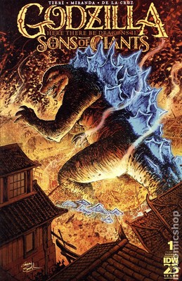 Godzilla Here There Be Dragons II Sons of Giants 1B VF 2024 Stock Image-image