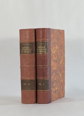 Isaiah Thomas / History of Printing in America with Biography of Printers 1874-image