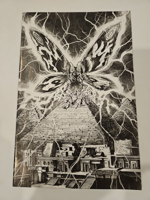 GODZILLA HERE THERE BE DRAGONS II SONS OF GIANTS #3 1:10 SMITH B&W NM PROSHIPPER-image