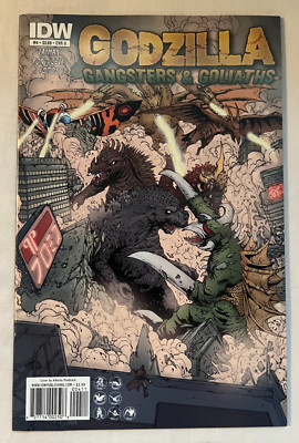 GODZILLA GANGSTERS & GOLIATHS #4A (IDW Comics 2011) VF+-image