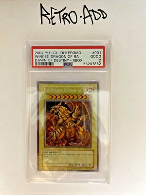 Yu-Gi-Oh! Dawn of Destiny The Winged Dragon of Ra DOD-001 PSA 2 XBOX FAST SHIP-image