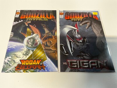GODZILLA RIVALS #1 VS GIGON VS RODAN VS EBIRAH ONE SHOTS (IDW/1123312) SET OF 2-image
