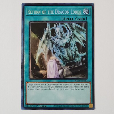 Return of the Dragon Lords (PCR) - RA03-EN060 - NM - Collector's Rare - 1st ed-image