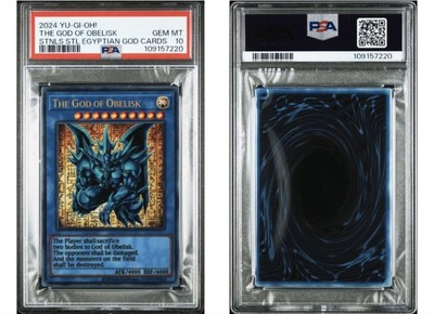 Yu-Gi-Oh yugioh Obelisk the Tormentor PSA10 Special Card Set Stainless Steel-image