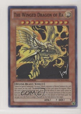 2012 Yu-Gi-Oh! Order Chaos Limited Edition Promos The Winged Dragon of Ra u3f-image