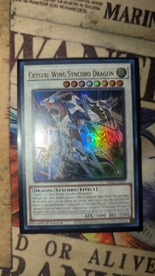 ***CRYSTAL WING SYNCHRO DRAGON*** RA02-EN029 ULTRA RARE NM YUGIOH-image