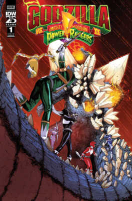 Godzilla vs. The Mighty Morphin Power Rangers II #1 Variant B (Sanchez)-image