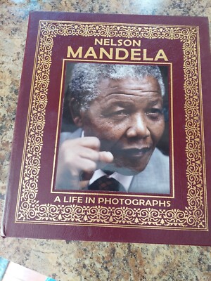 Nelson Mandela A Life In Photographs Cohen / Battersby Easton Press Leather -image