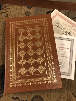 AN INDEPENDENT MAN by James M. Jeffords Easton Press SIGNED w/COA 1st Edition-image