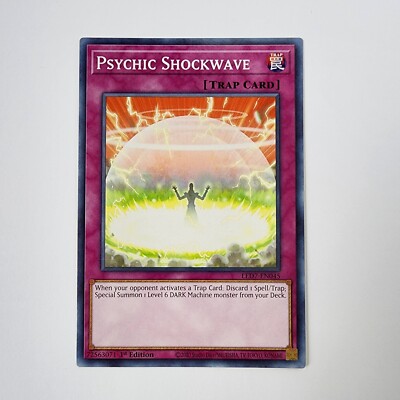 Psychic Shockwave  - LED7-EN045 -  Common - 1st ed -  NM - Rage of Ra - Yugioh -image