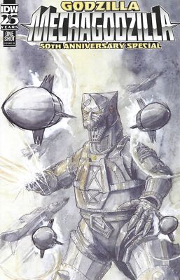 Godzilla Mechagodzilla 50th Anniversary Special #1 1:10 Miller Variant IDW 2024-image