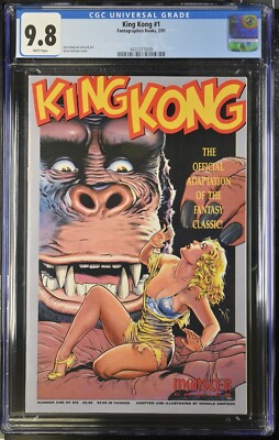 King Kong #1 (Fantagraphics Books, 1991) CGC NM/MT 9.8 White pages-image