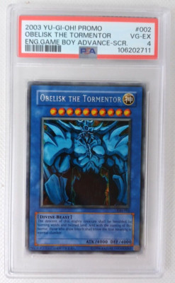 Yu-Gi-Oh! Obelisk The Tormentor GBI-002 GAMEBOY PROMO Secret Rare PSA 4 VG-EX-image