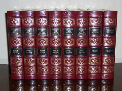 Easton Press JEFFERSON AND HIS TIME & WRITINGS Dumas Malone 8 vols MINT / SEALED-image