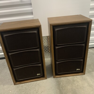 1979 Fisher 3-Way Stereo Speaker System SAT-A3 / Rare-image