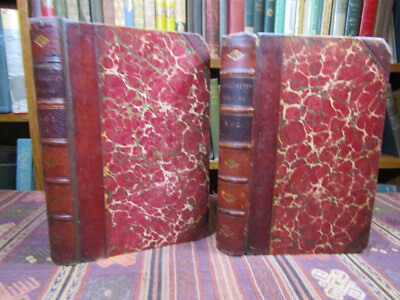 1831 MEMOIRS OF COUNT LAVALLETTE 2 Vols Napoleon FRENCH REVOLUTION Rare Leather-image