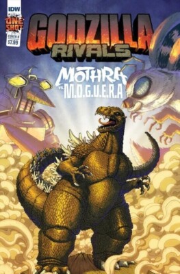 Godzilla Rivals Mothra VS MOGUERA #1 Cvr B Vasquez IDW 2024 1st Print NM-image