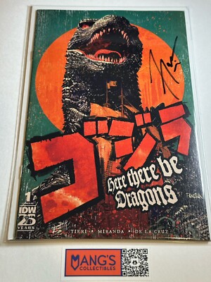 Godzilla Here There Be Dragons SDCC 2024 Exclusive Signed By Frank Tieri w/ COA-image