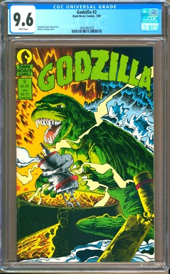 Godzilla #2 (1988) CGC 9.6  WP  Kazuhisa Iwata - Mark Nelson-image