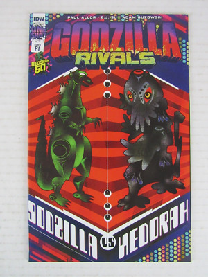 Godzilla Rivals (2021) Vs. Hedorah IDW Veregge 1:10 Variant NM 9.4 BF874-image