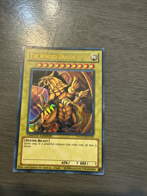 X1 The Winged Dragon of Ra YGLD-ENG03 King of Games: Yugi's Legendary Decks LP-image