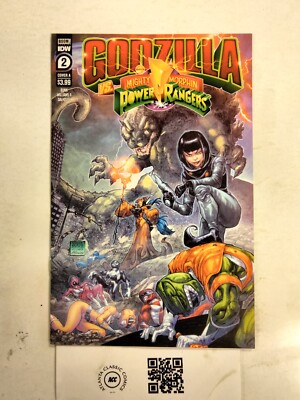Godzilla vs Mighty Morphin Power Rangers #1 VF-NM IDW Comic Book 3 TJ78-image