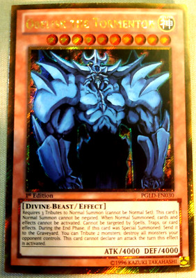 Yu Gi Oh 1st edition Obelisk The Tormentor Gold Rare-image