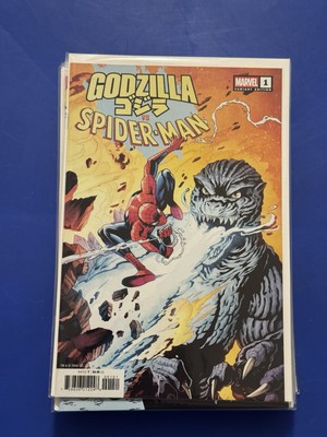 GODZILLA VS. SPIDER-MAN 1 1ST PRINT Chris Campana Variant Cover E Comic 2025 NM+-image